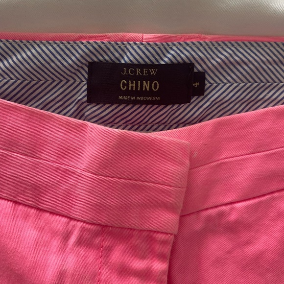 Bright pink 3” J Crew  chino shorts - Picture 4 of 6